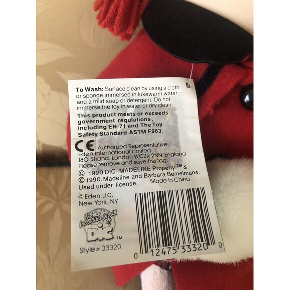 Madeline 18 Inches Tall NWT Vintage Christmas Doll PLUS Paperdoll Book New Uncut - Picture 6 of 12